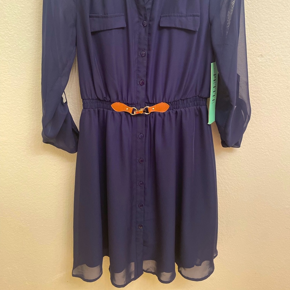 Sheer Button Down Dress